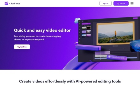 Clipchamp AI Narrator Generator