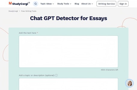 StudyCorgi ChatGPT Detector