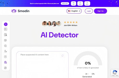 Smodin AI Content Detector