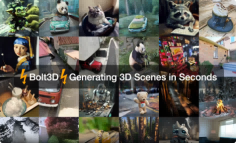 Bolt3D – A 3D scene generation technology jointly launched by the University of Oxford and Google