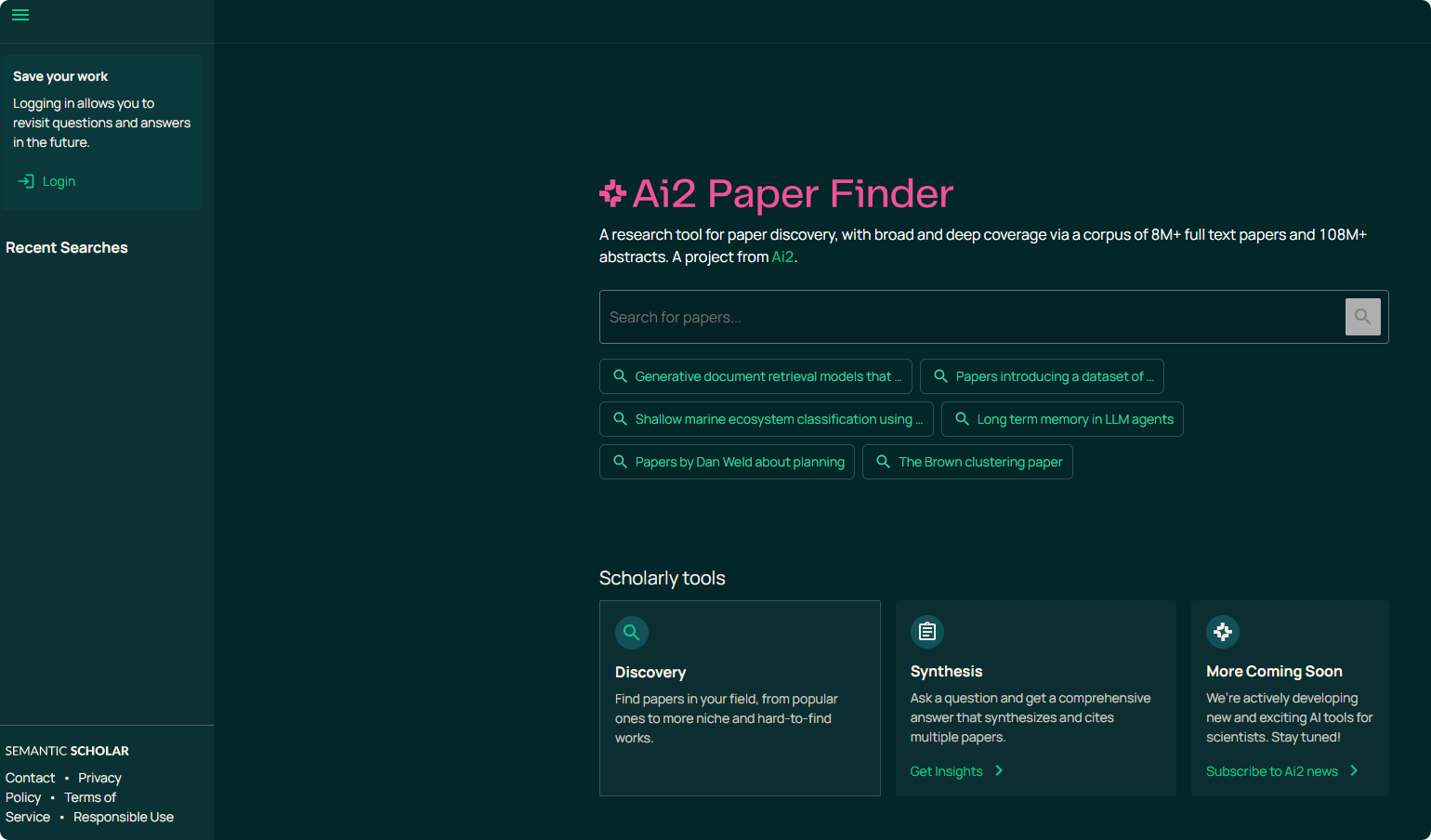 Ai2 PaperFinder – An AI-powered in-depth literature search tool ...