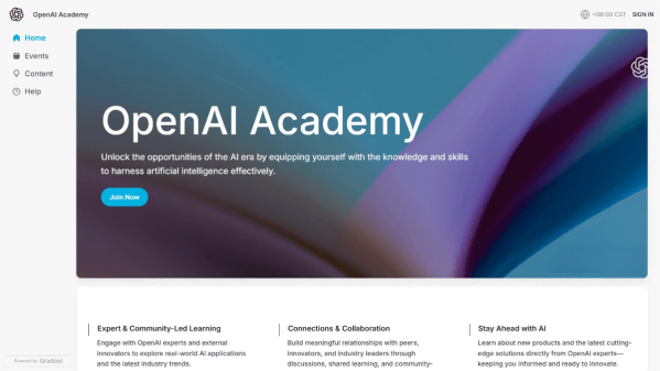 OpenAI Academy – A free AI learning platform launched by OpenAI, covering both beginners and technical professionals.