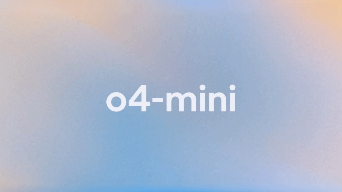OpenAI o4-mini – A small inference model launched by OpenAI