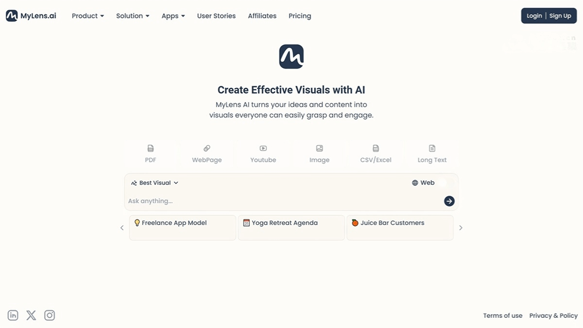 MyLens – An AI timeline generation tool that automatically creates visual charts of key events.