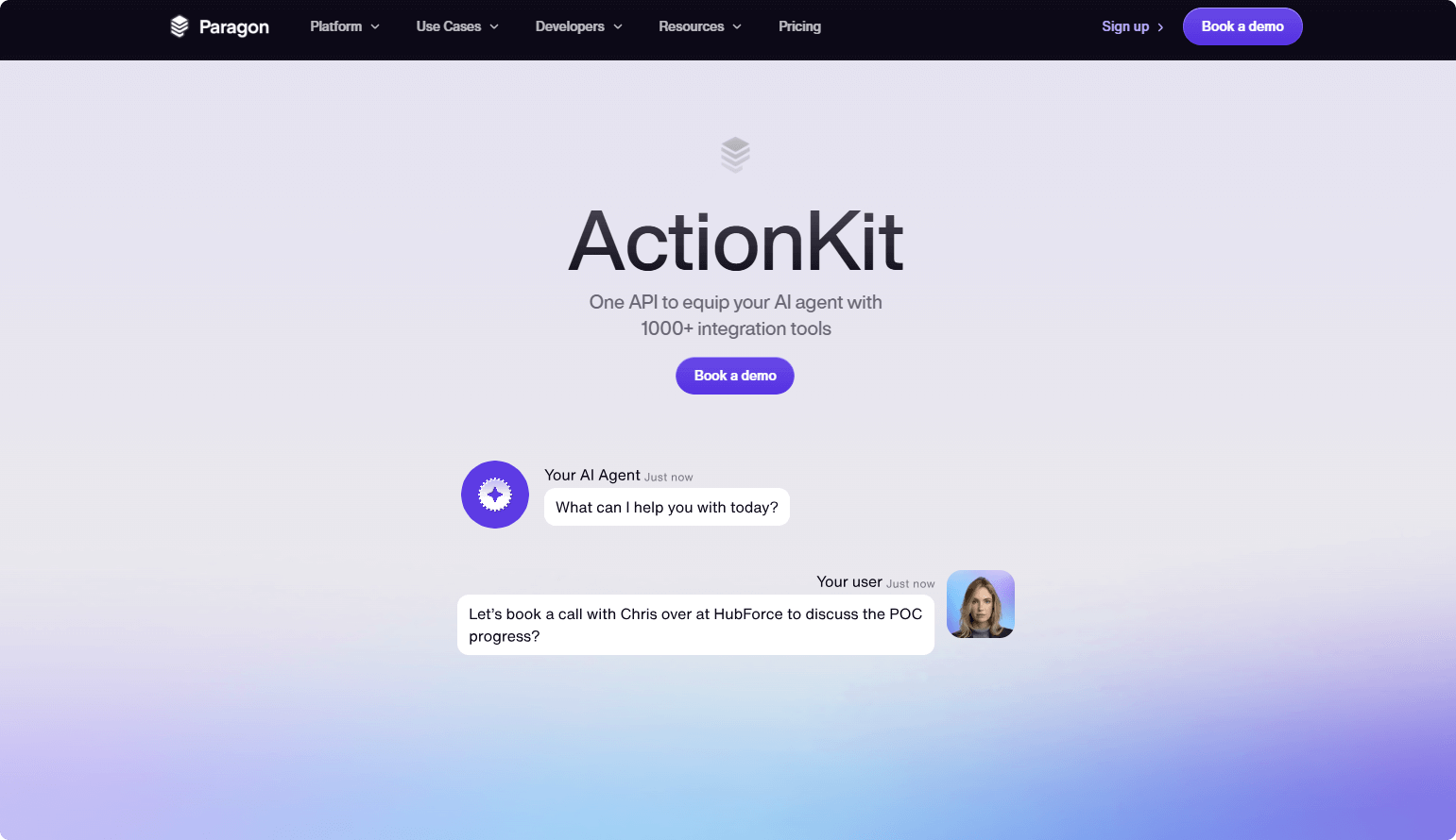 Paragon: Make SaaS integration as simple as stacking blocks.