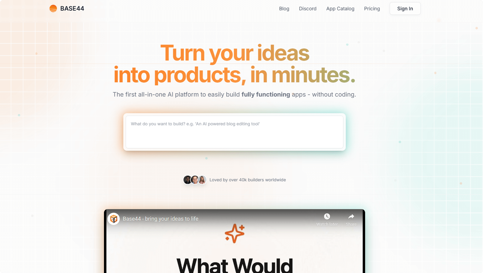 Base44: Build AI-Powered Apps Without Code—Your Ideas, Deployed in Minutes