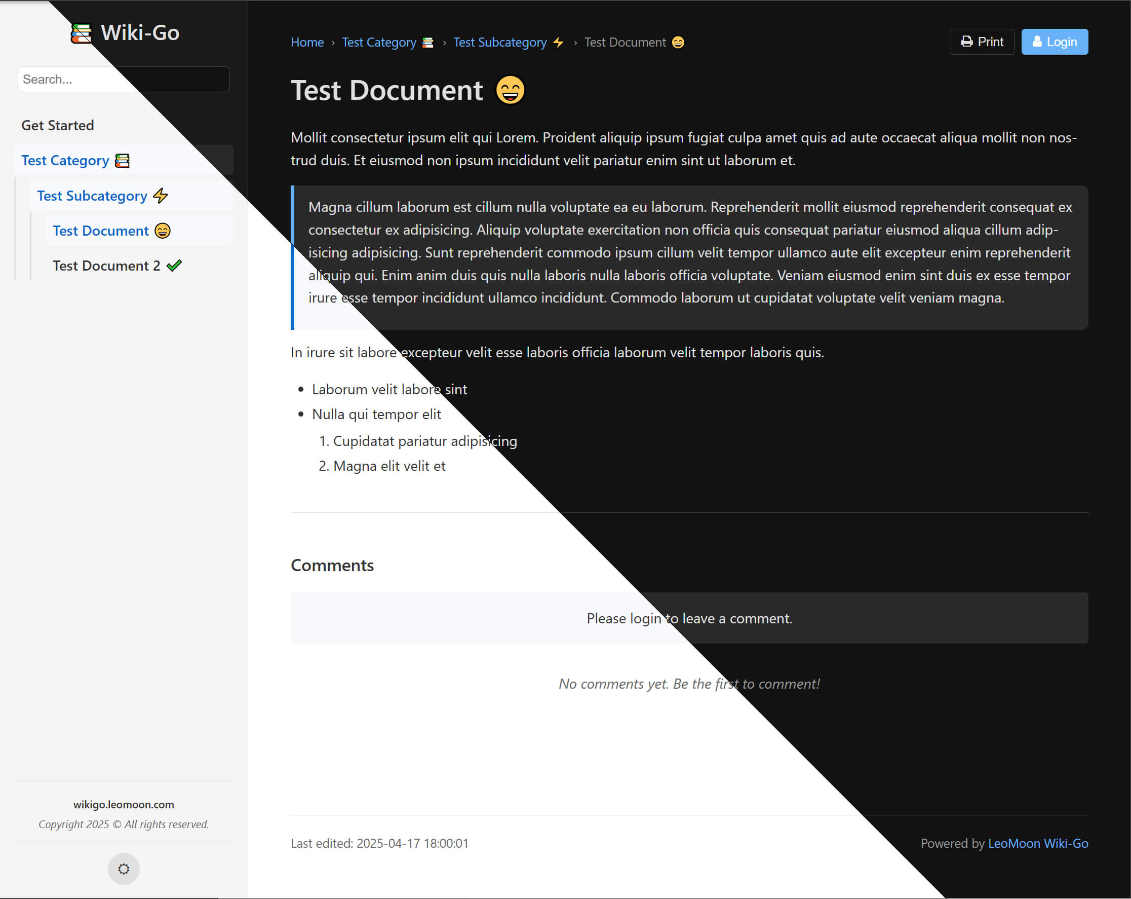 Wiki-Go: A Lightning-Fast, Database-Free Wiki Engine Built with Go