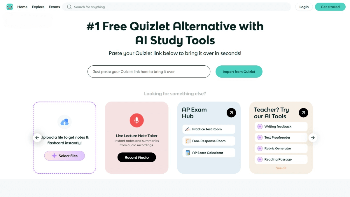 Knowt – The AI Learning Tool that Automatically Converts Notes, Documents, and Video Content into Notes and Flashcards