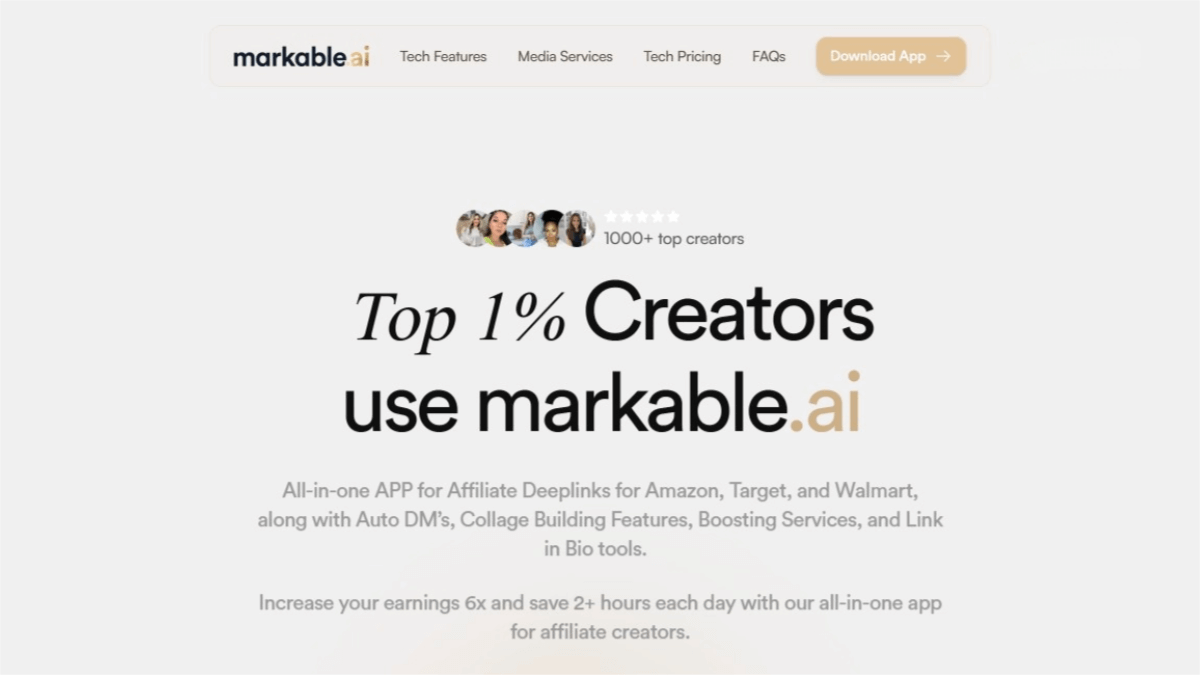 Markable AI – An AI-Powered E-Commerce Marketing Assistant Offering One-Stop Solutions for Content Creation and Automated Marketing
