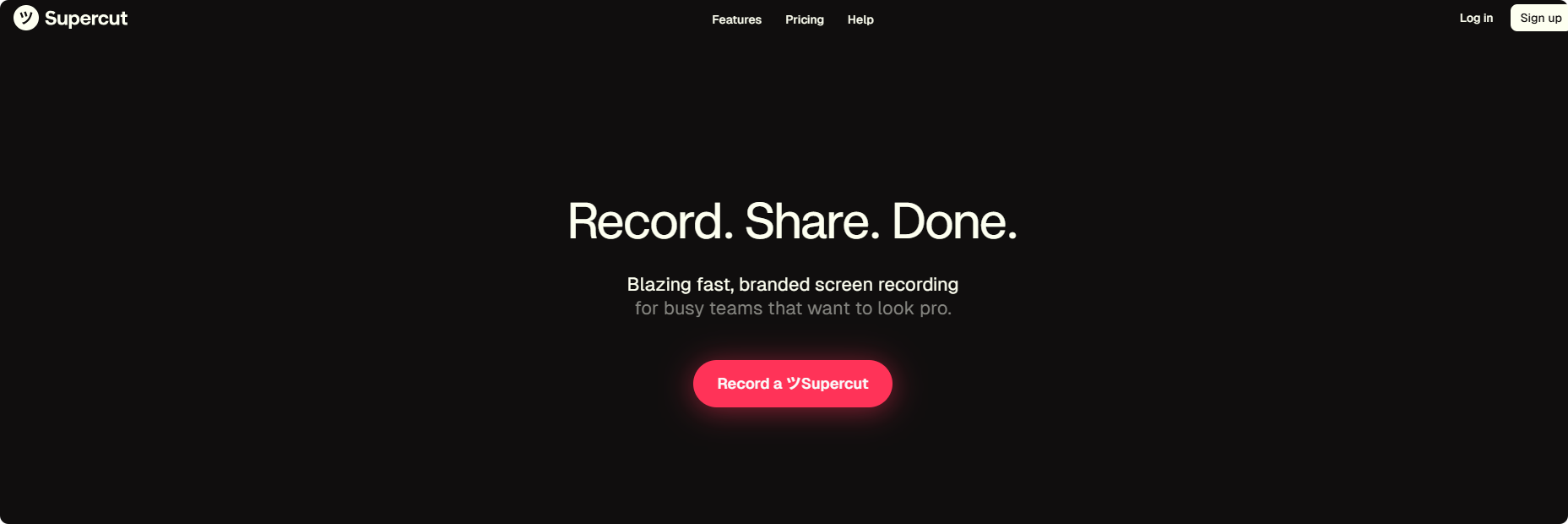 Supercut: AI-Powered Screen Recording and Sharing for Modern Teams