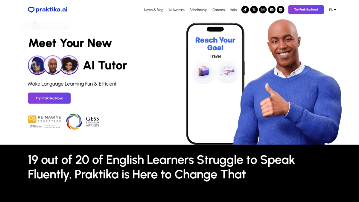 Praktika – An AI language learning app that lets you interact and learn with lifelike AI avatars