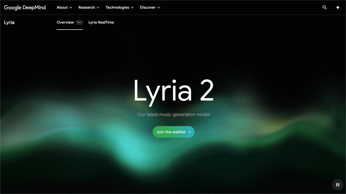 Lyria 2 – An AI music generation model launched by DeepMind