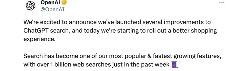 OpenAI adds shopping feature to ChatGPT