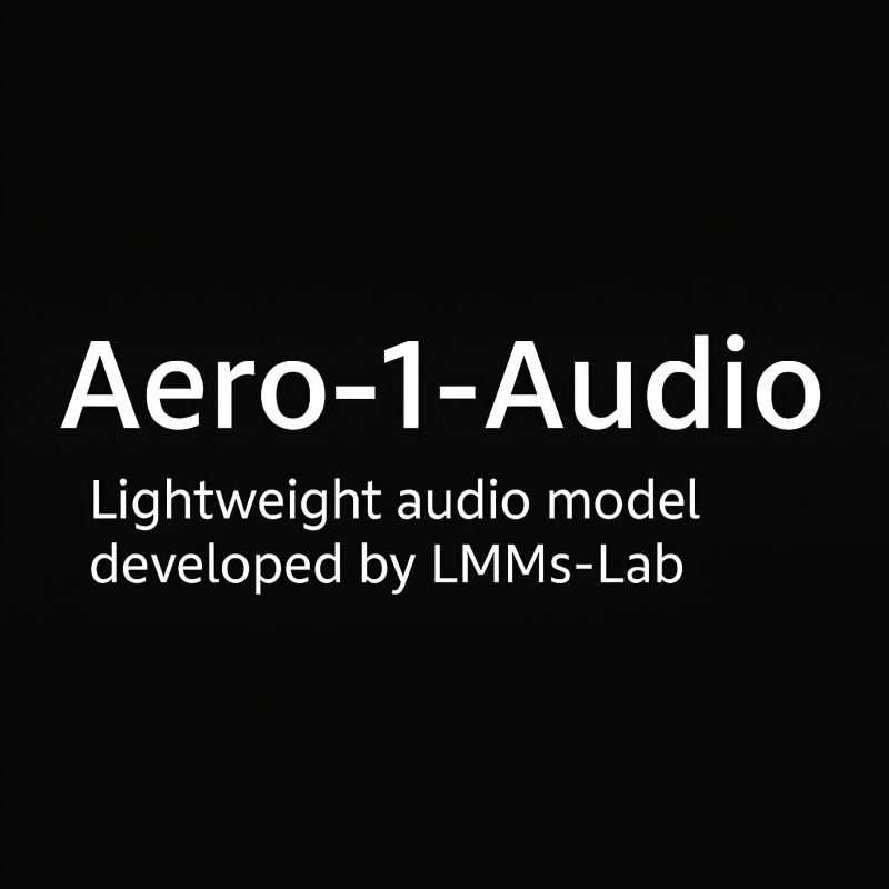 Aero – 1 – Audio – A lightweight audio model launched by LMMs – Lab
