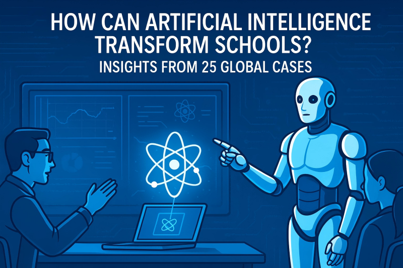 How does artificial intelligence change schools? Insights based on 25 global cases