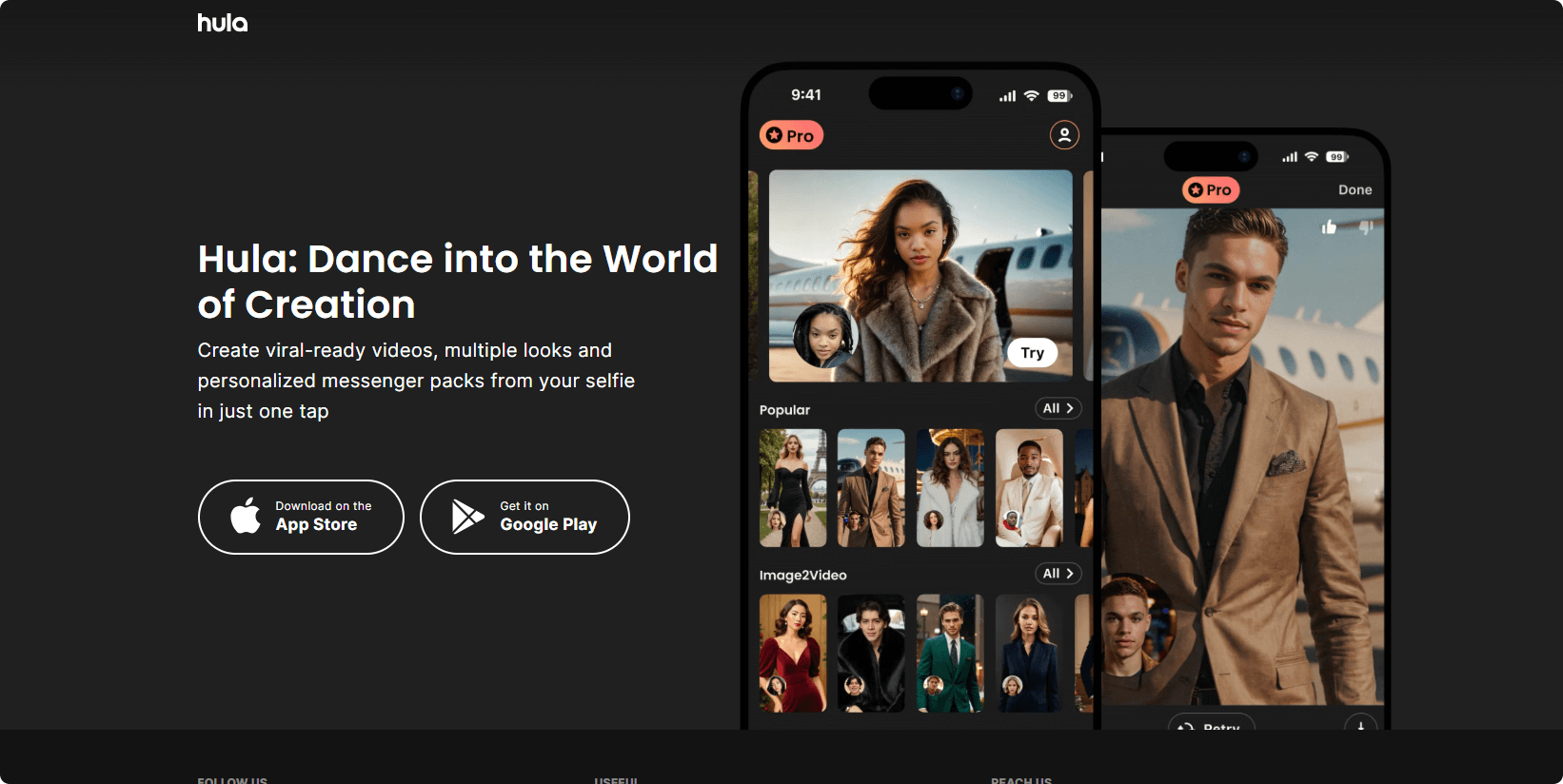 Hula – An AI video generation tool that can transform static photos into dynamic videos
