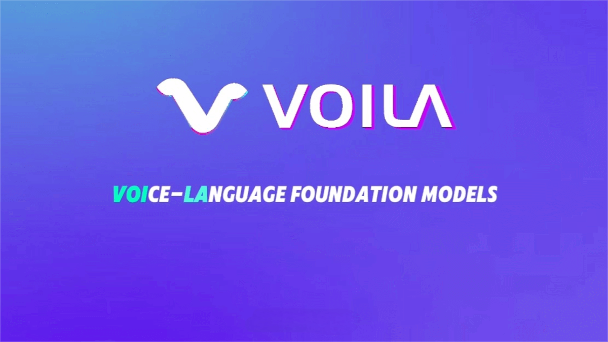Voila – An open-source end-to-end speech large model that enables low-latency voice conversations