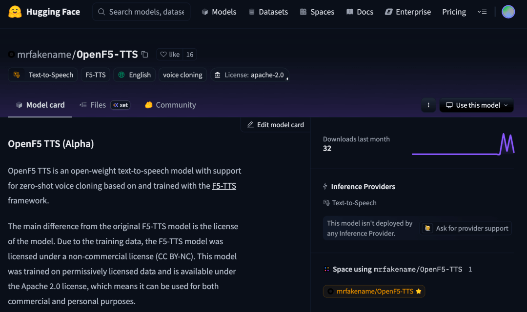 OpenF5-TTS: A Lightweight Engine for Commercial-Grade Open Source Speech Synthesis