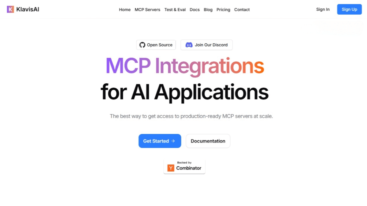 Klavis AI – An open-source MCP integration platform for rapid connection to production-grade MCP servers
