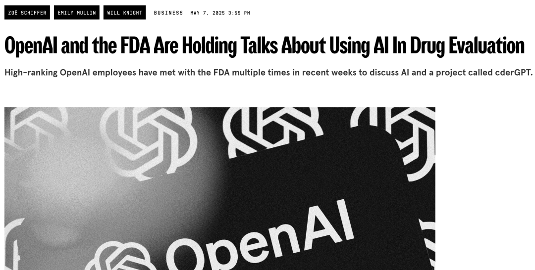 OpenAI Launches cderGPT to Accelerate Drug Evaluation