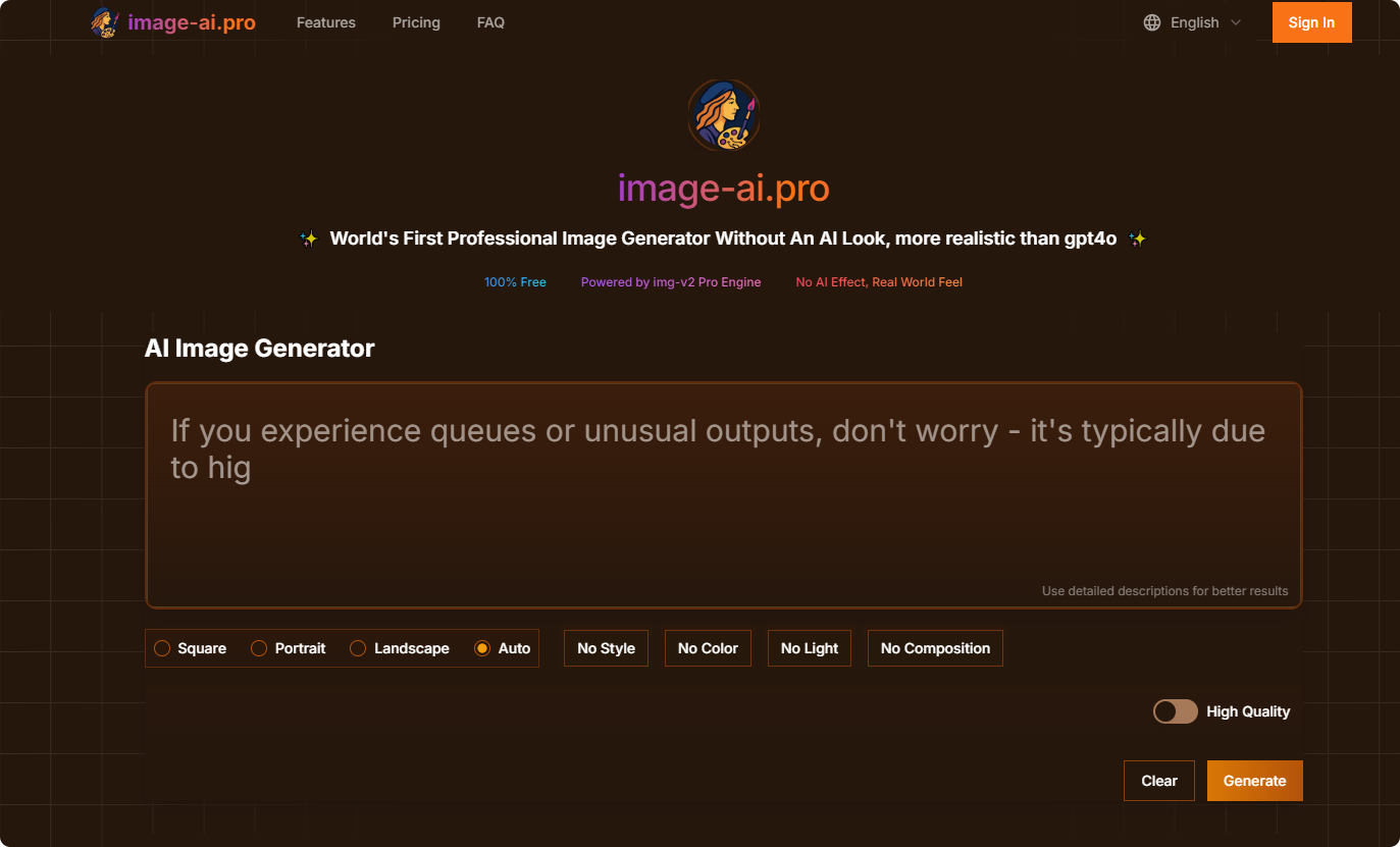 Image – AI.pro – A free AI image generation platform that precisely captures your creative intentions and detailed requirements