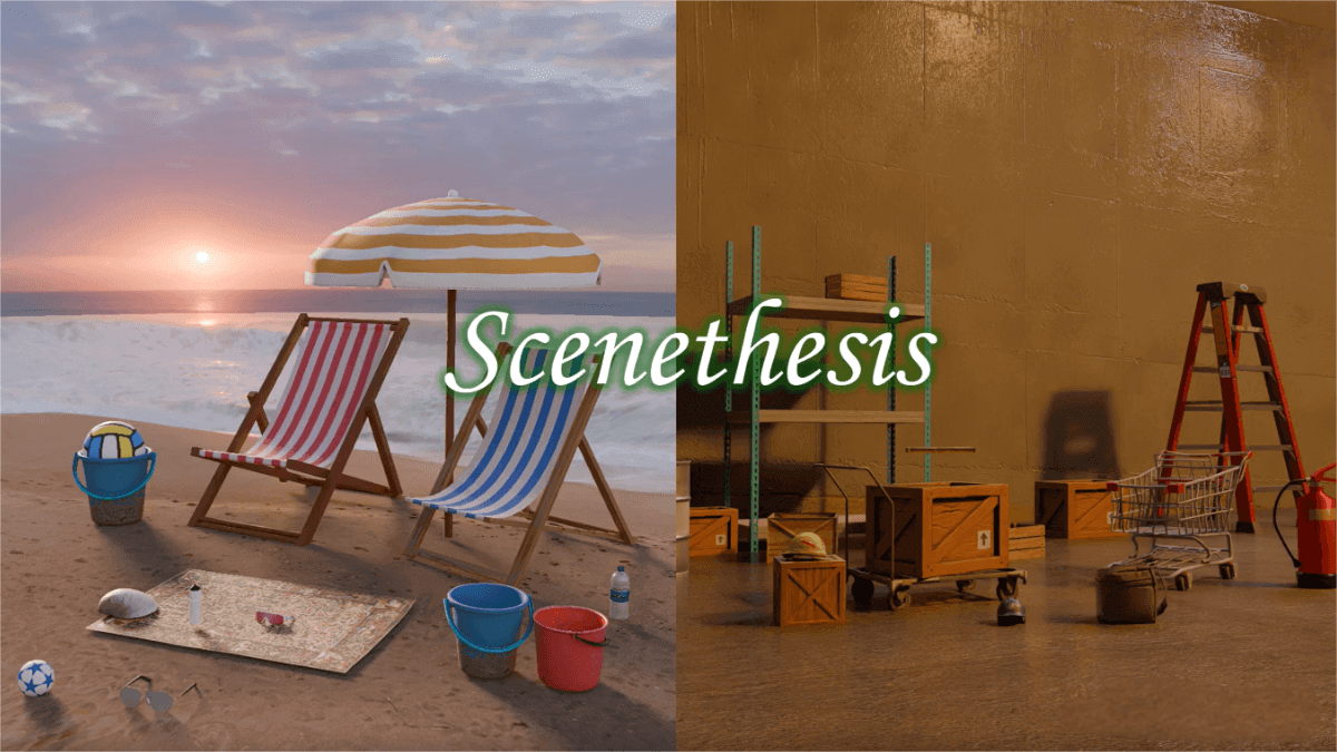 Scenethesis – an interactive 3D scene generation framework launched by NVIDIA