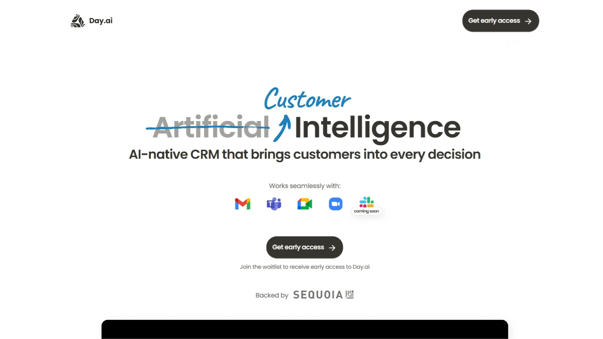 Day.ai – An AI-native CRM tool that automatically extracts customer information to create a CRM system