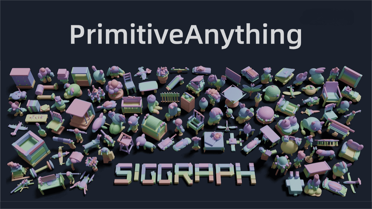 Primitive Anything – A Novel 3D Shape Generation Framework Jointly Launched by Tencent and Tsinghua University