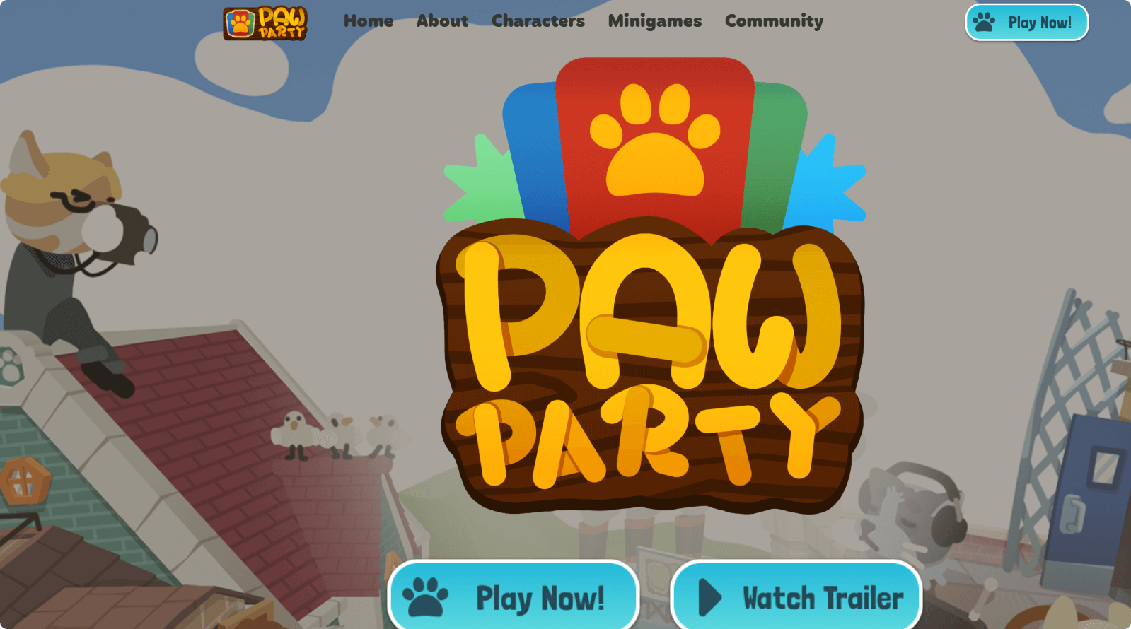 Paw Party – An AI-powered pet-raising and social gaming platform