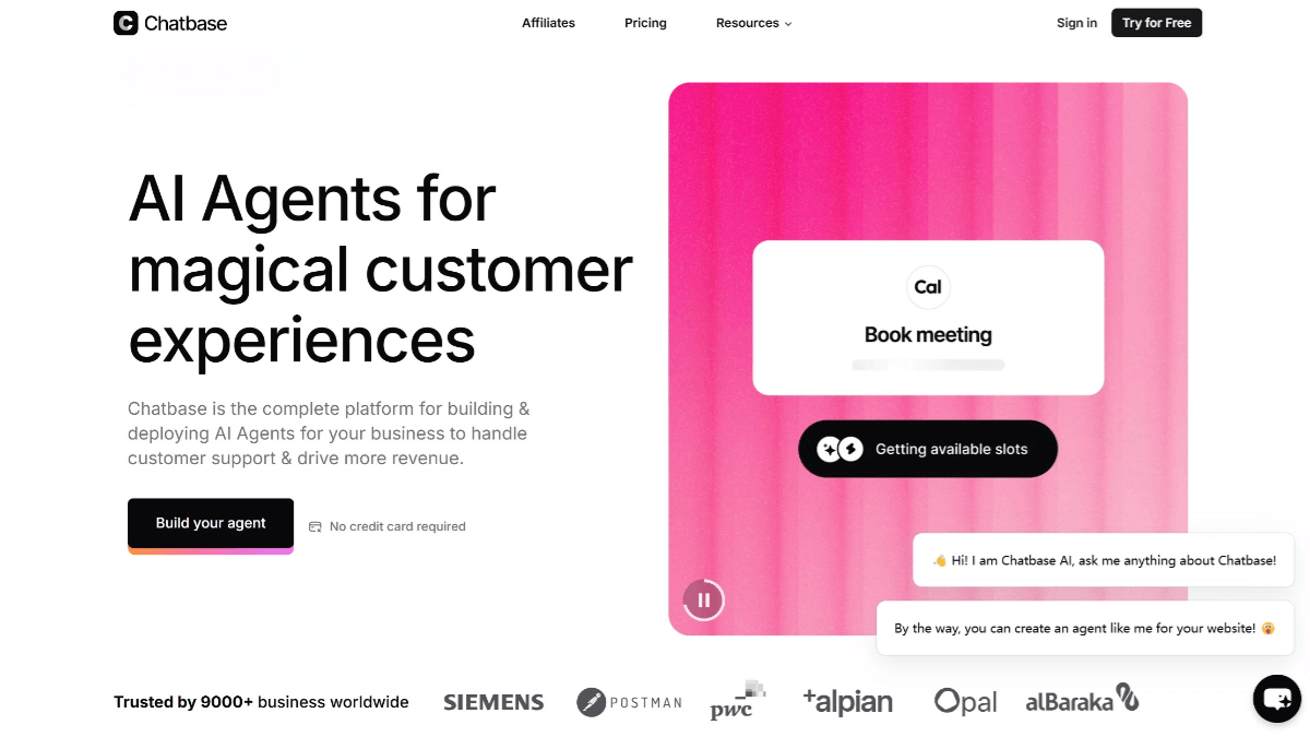 Chatbase – An AI chatbot platform launched by Google