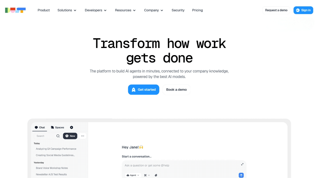 Dust – An AI Agent Building Platform for Creating Customized AI Agents with Zero Code
