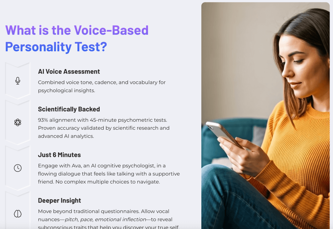 Unlocking the Secrets of Your Voice: Discover TalkToAva – The Future of AI Voice-Based Personality Assessment
