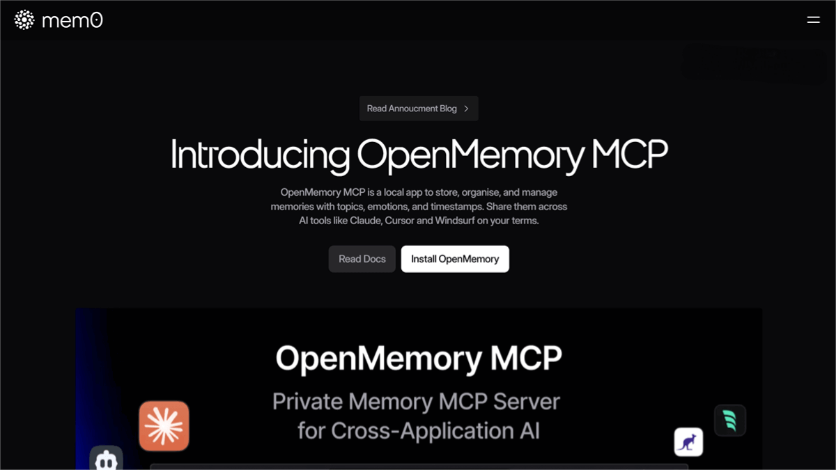 OpenMemory MCP – A Local AI Memory Sharing Tool Based on MCP Protocol
