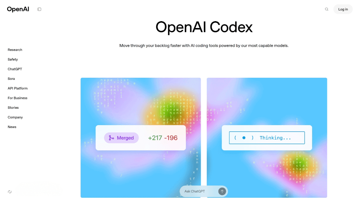 Codex – An AI programming tool launched by OpenAI