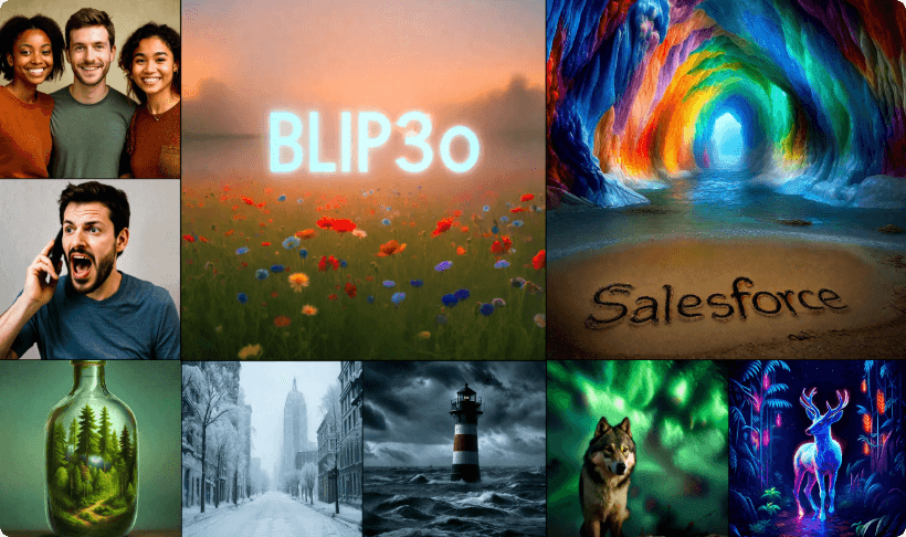 BLIP3-o – A multimodal model introduced by institutions such as Salesforce Research