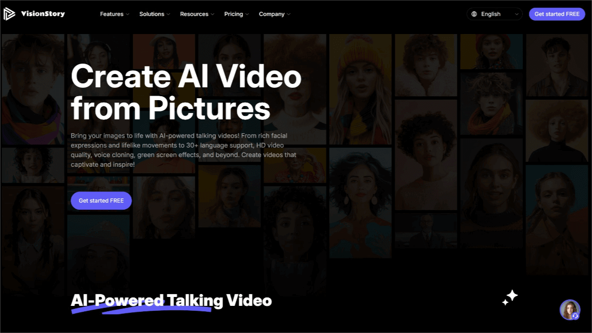 VisionStory – An AI video generation tool that supports emotional control of characters in videos