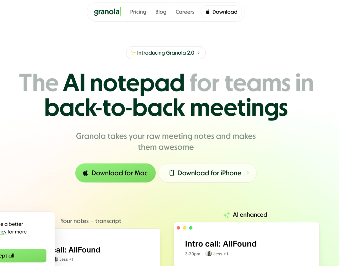 Granola: An AI assistant that makes meeting notes “think”,The efficiency tool highly favored by Silicon Valley venture capitalists