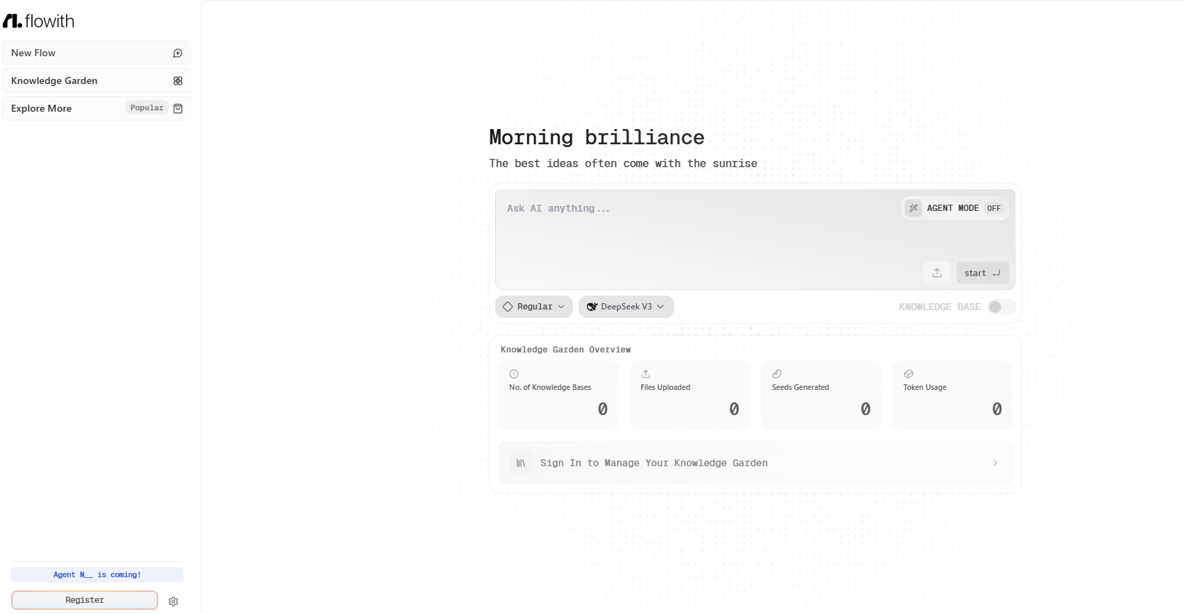 Agent Neo – An AI Agent launched by Flowith, capable of continuously performing tasks