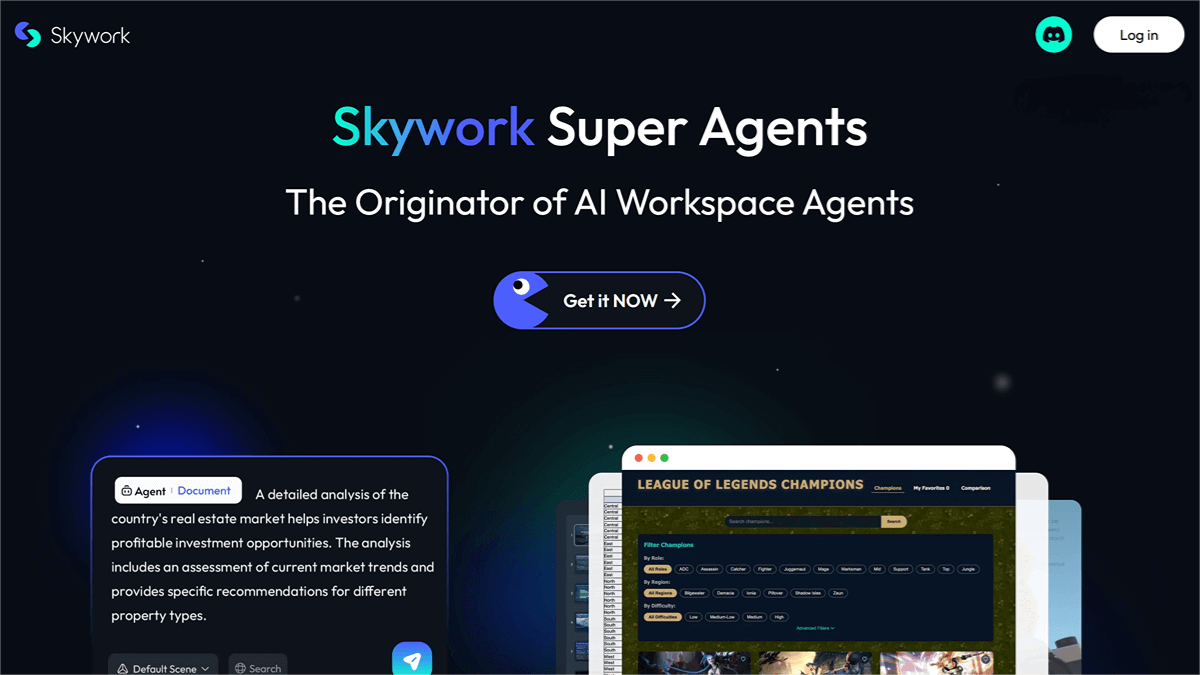 Skywork – A General-Purpose AI Agent Platform Launched by Kunlun Tech