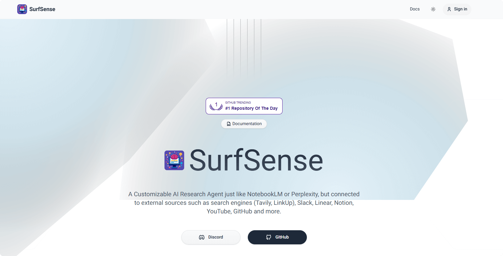 SurfSense – An open-source AI research assistant that seamlessly connects personal knowledge bases with global data sources
