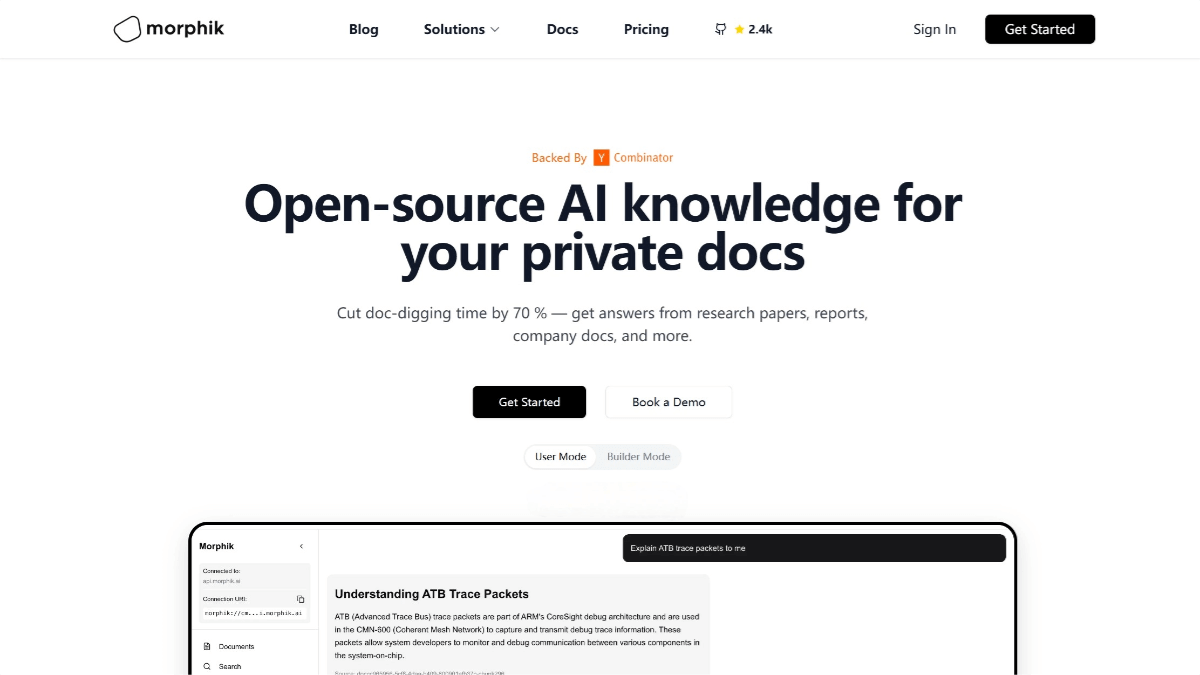 Morphik – An open-source multimodal retrieval-augmented generation tool