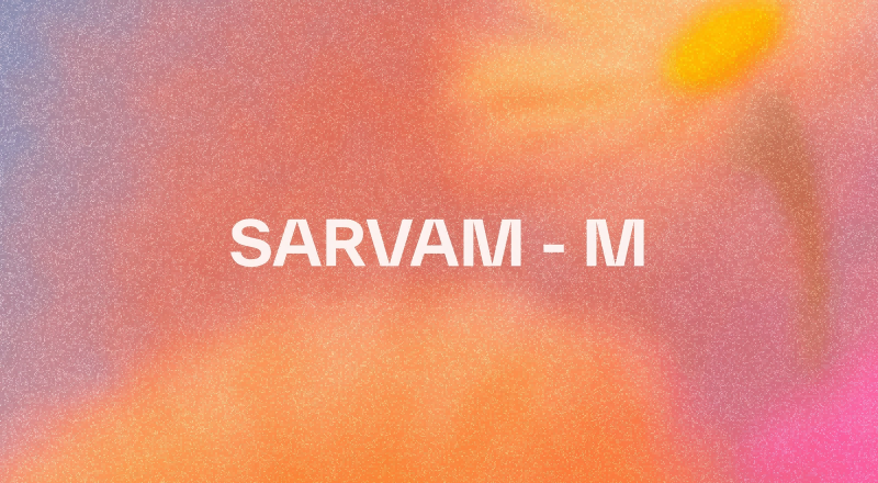 Sarvam-M: A “Thinking” Large Language Model Empowering Indian Languages