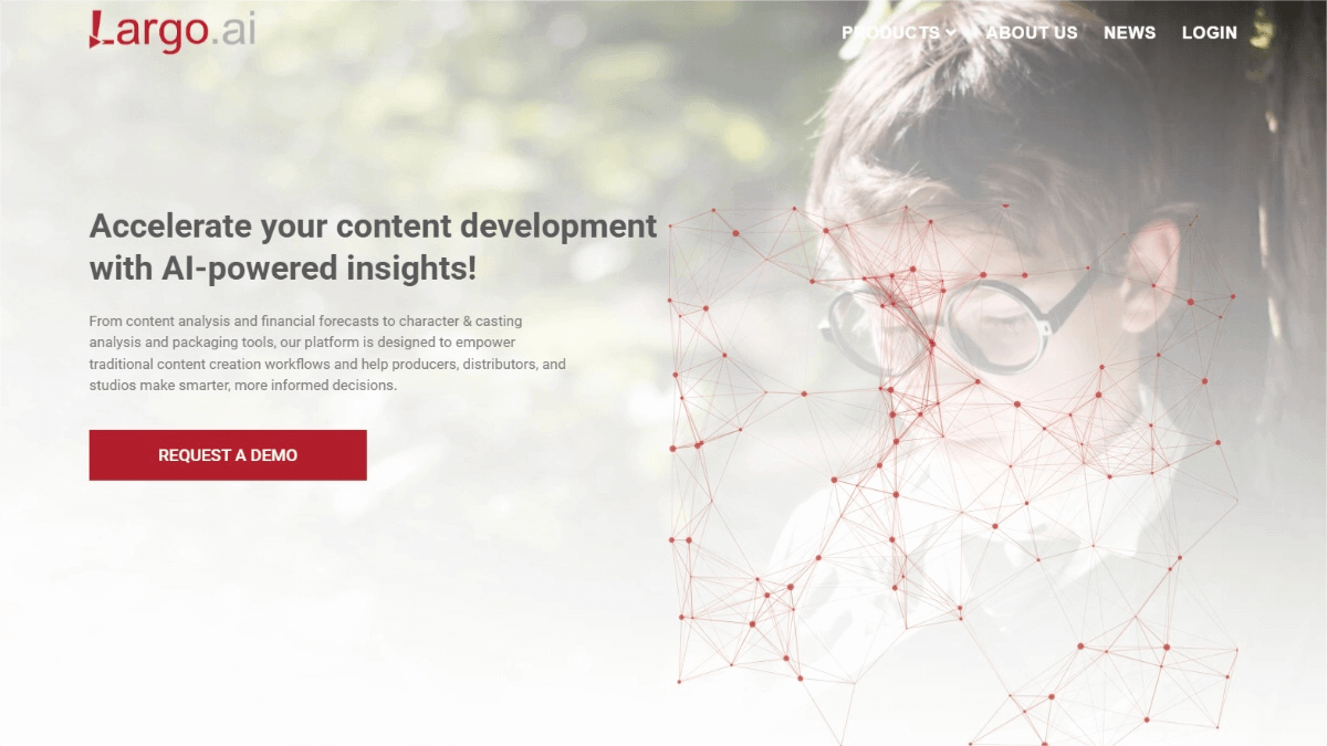 Largo – An AI-powered film and television analysis platform that analyzes film and television data to provide decision-making support