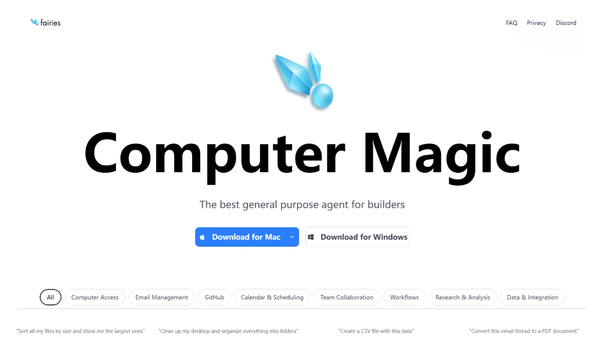 Fairies – General-purpose AI Agent with Multi-task Execution Capabilities