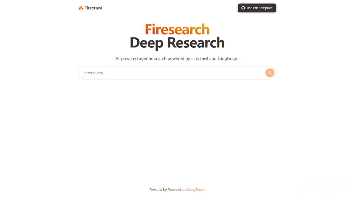 Firesearch – An AI-powered deep research tool developed by Mendable AI