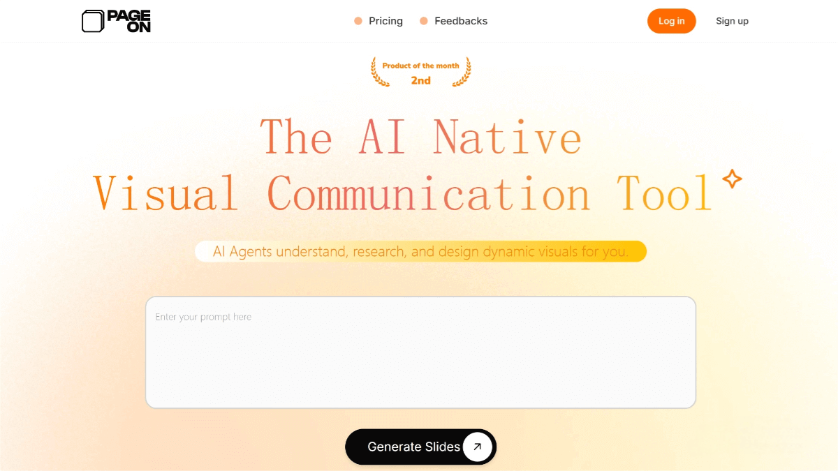 PageOn.ai – An AI content creation platform where Agents automatically conduct research and design dynamic visuals