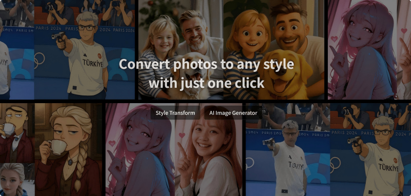 Style AI – An AI-powered image processing tool that supports image and video generation, as well as style transfer