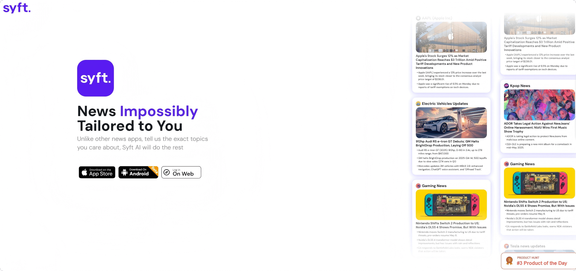 Syft.ai: Your Personalized AI News Curator in the Age of Information Overload