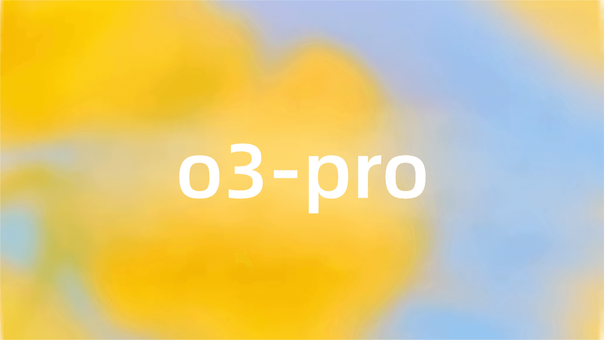 o3-pro – OpenAI’s latest reasoning model, supporting access to the full suite of ChatGPT tools