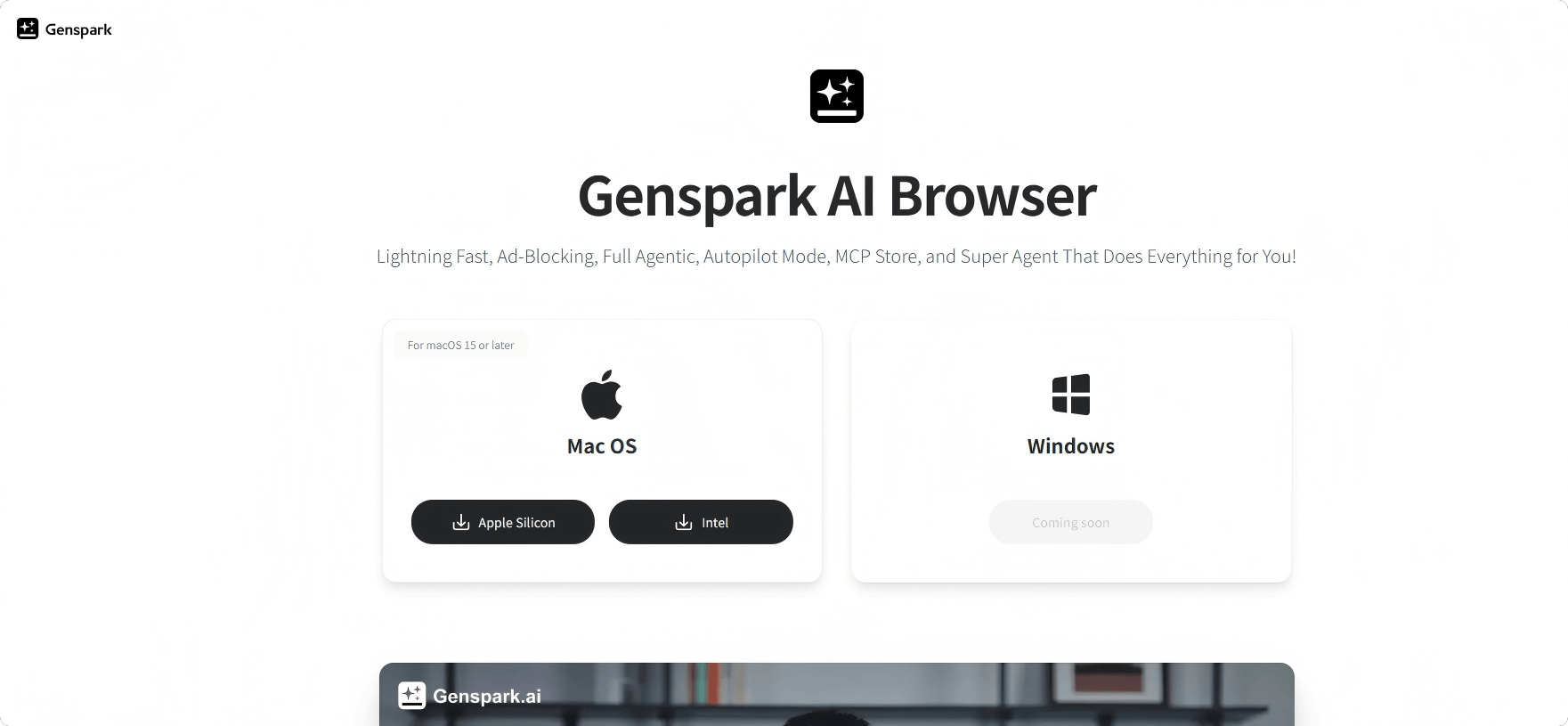 Genspark AI Browser – An AI-powered browser developed by Genspark